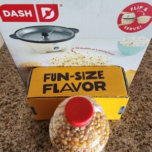 DASH Popcorn Maker Plus Popcorn, Seasonings Set